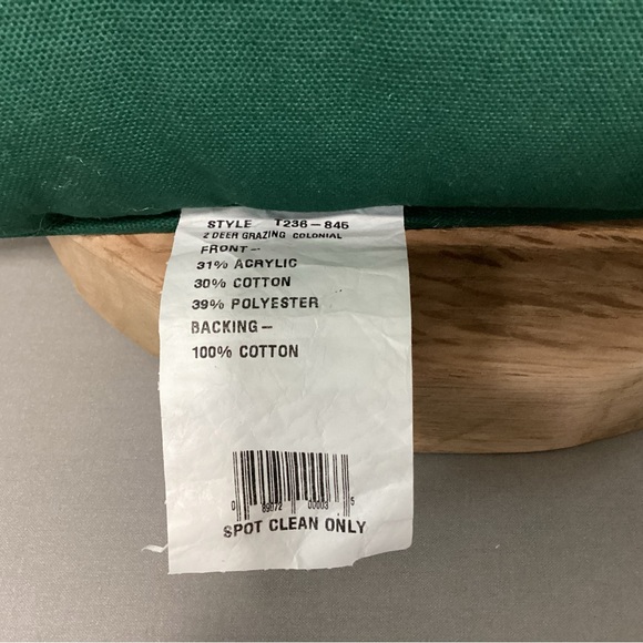 NWT - Vintage - Deer Designed Woven Tapestry Pillow by Robert Schmidt - Rare - Picture 7 of 10